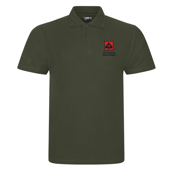 12th Armoured Infantry Brigade Polo Shirt
