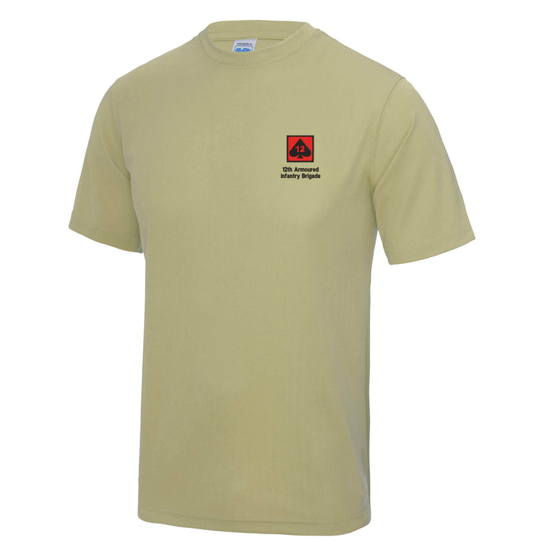 12th Armoured Infantry Brigade Polyester T-Shirt
