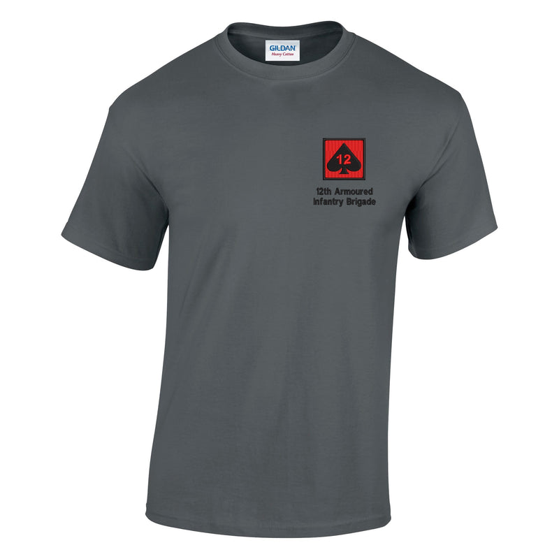 12th Armoured Infantry Brigade Cotton T-Shirt