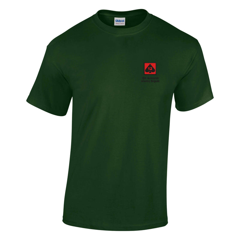 12th Armoured Infantry Brigade Cotton T-Shirt