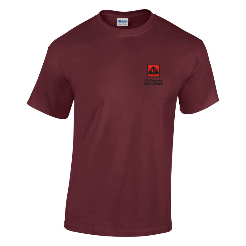 12th Armoured Infantry Brigade Cotton T-Shirt