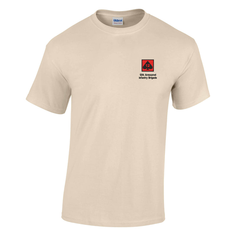 12th Armoured Infantry Brigade Cotton T-Shirt