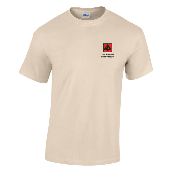 12th Armoured Infantry Brigade Cotton T-Shirt