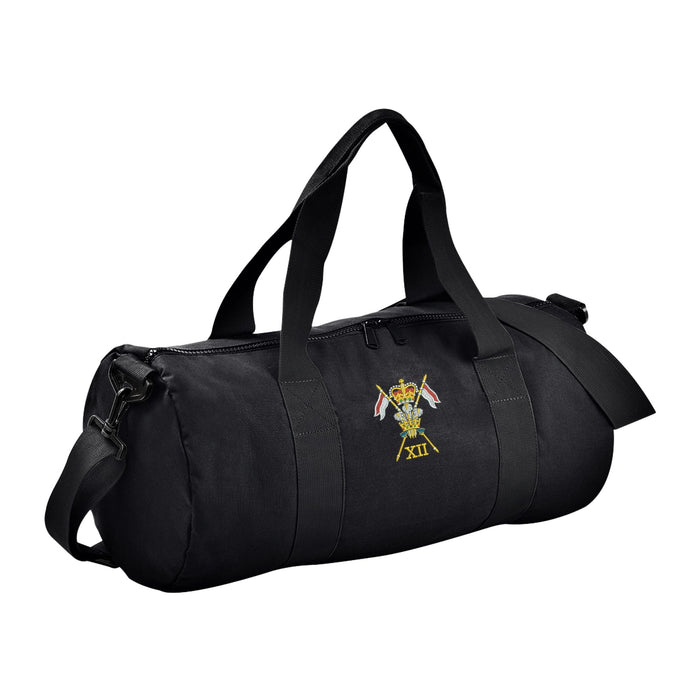 12th Royal Lancers Barrel Bag