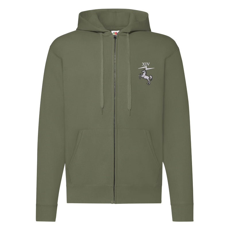 14 Signal Regiment Zipped Hoodie