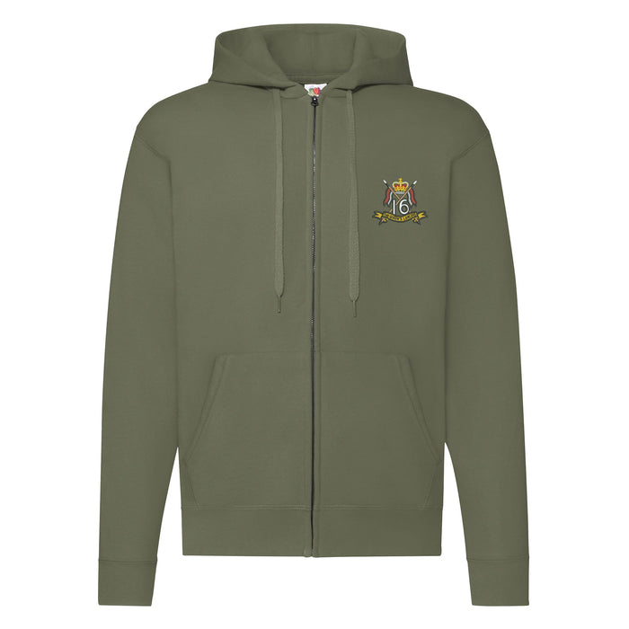 16th/5th The Queen's Royal Lancers Zipped Hoodie
