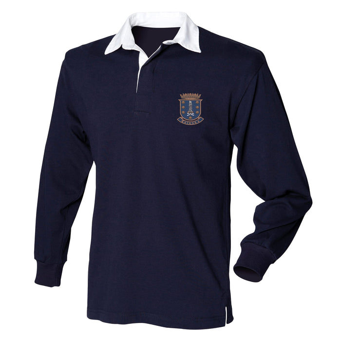 17 Corunna Battery Royal Artillery Long Sleeve Rugby Shirt