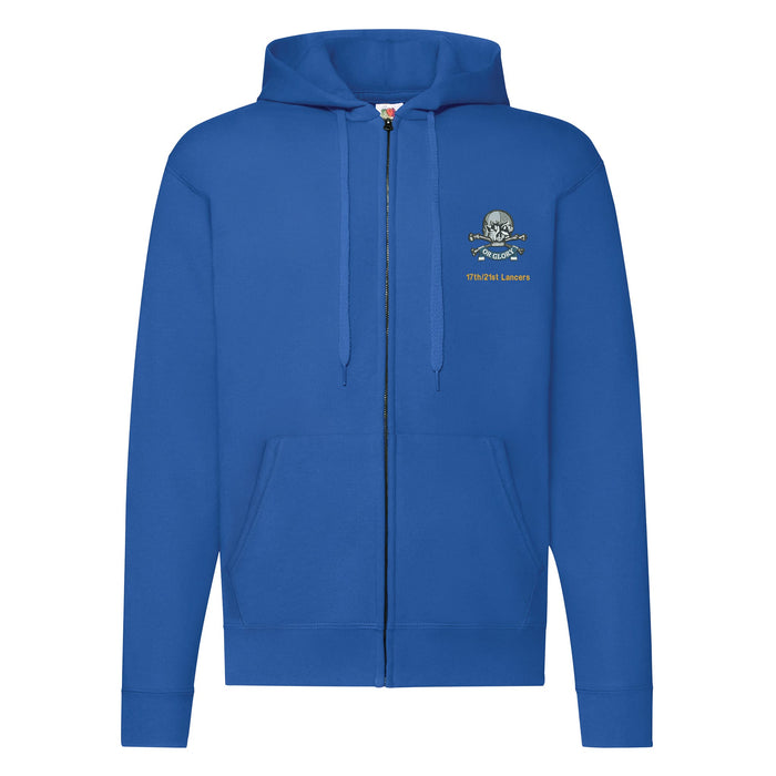17th/21st Queens Royal Lancers Zipped Hoodie