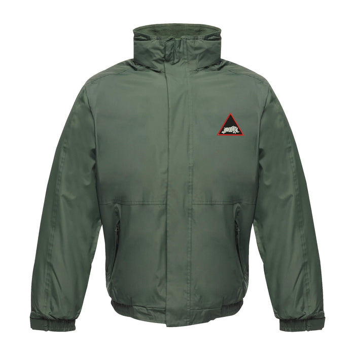 1st Armoured Division Waterproof Jacket With Hood
