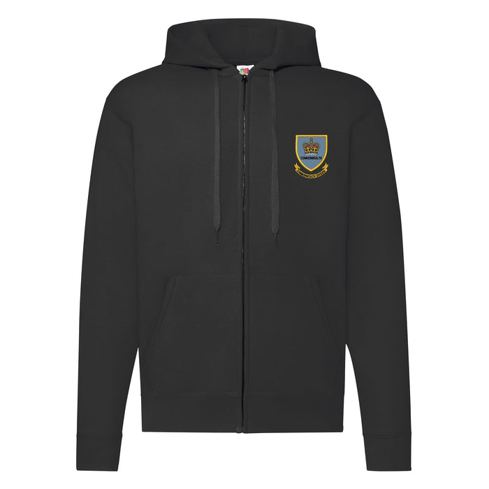 1st Commonwealth Division Zipped Hoodie