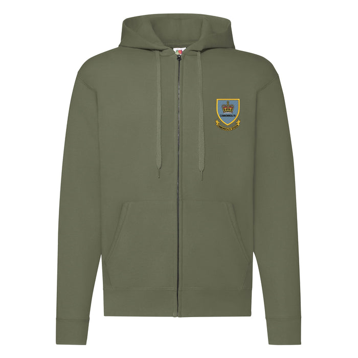1st Commonwealth Division Zipped Hoodie