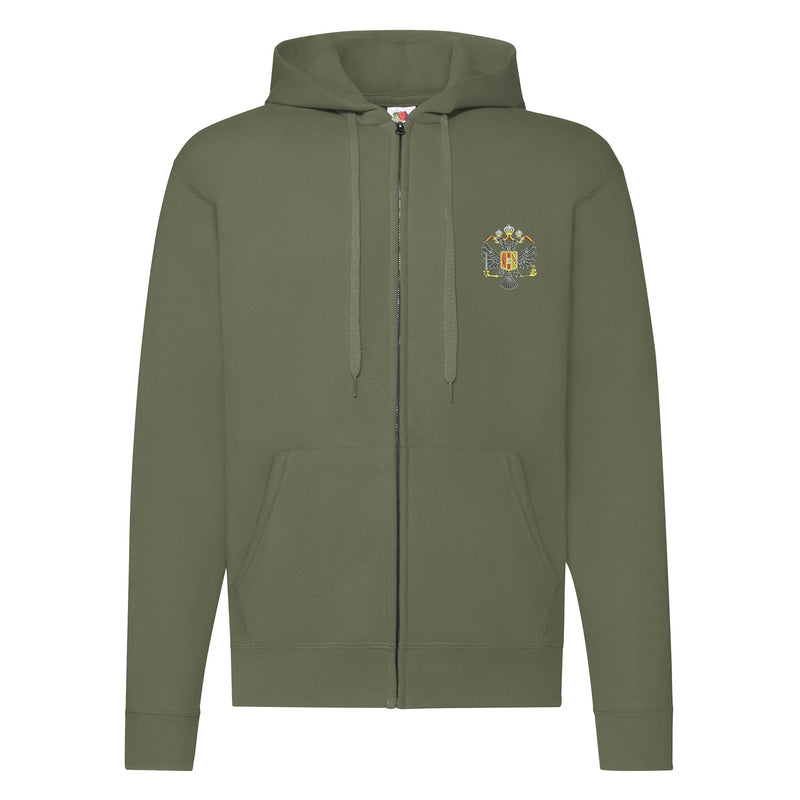 1st Queen's Dragoon Guards Zipped Hoodie