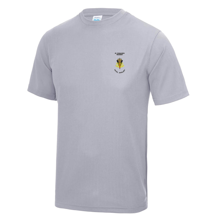 20 Commando Battery Royal Artillery Polyester T-Shirt