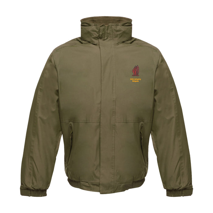24th Infantry Brigade Waterproof Jacket With Hood