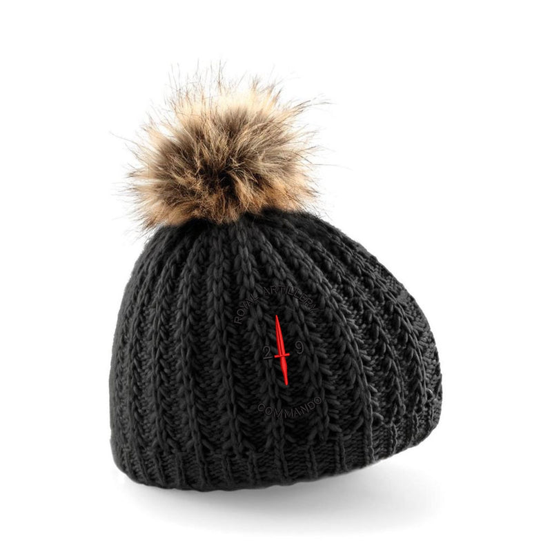 29 Commando Royal Artillery Dagger Pom Pom Beanie Hat