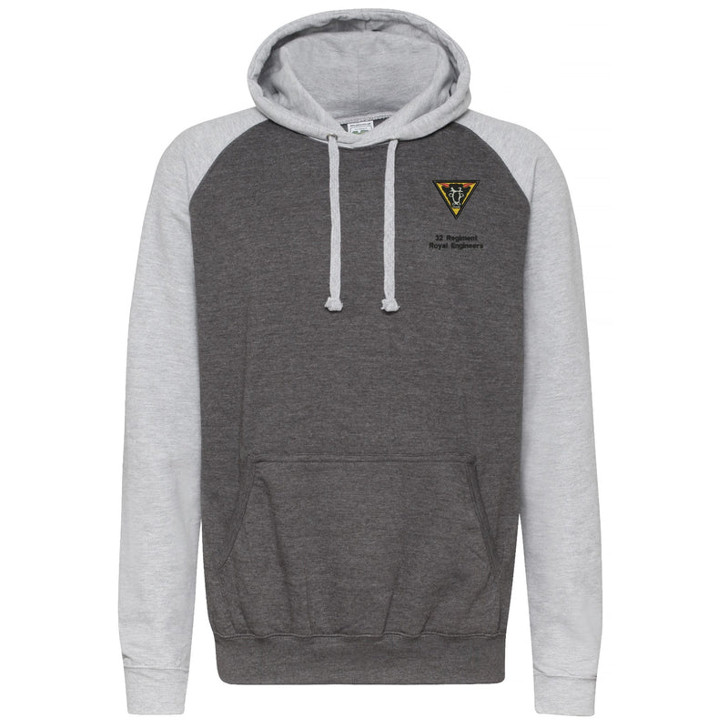 32 Regiment Royal Engineers Contrast Hoodie