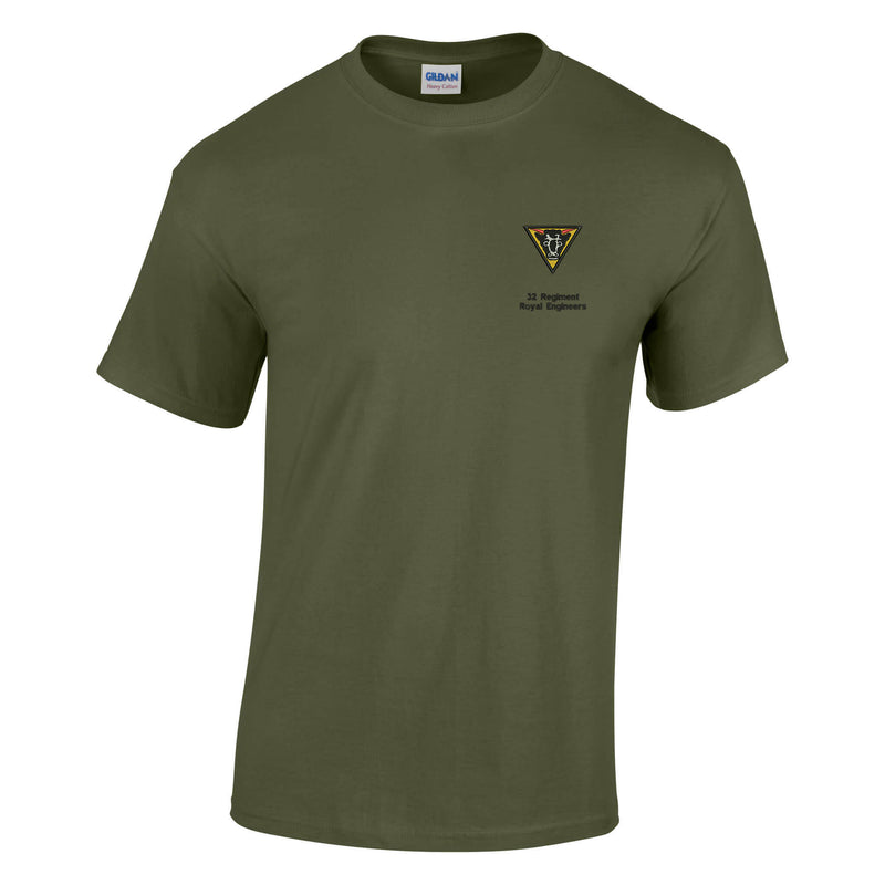 32 Regiment Royal Engineers Cotton T-Shirt