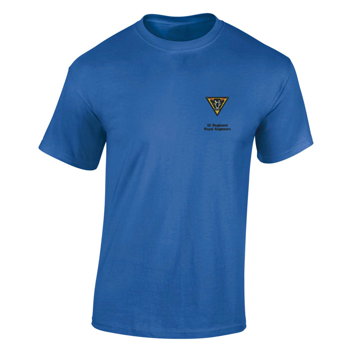 32 Regiment Royal Engineers Cotton T-Shirt