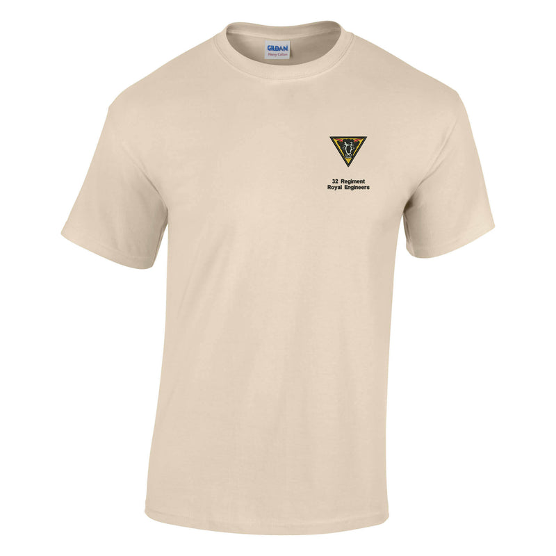 32 Regiment Royal Engineers Cotton T-Shirt