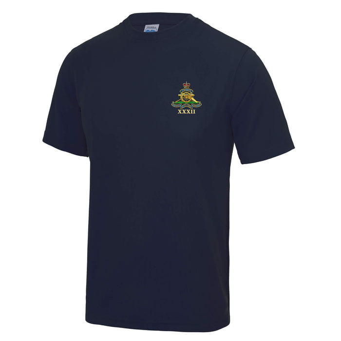 32nd Regiment Royal Artillery Polyester T-Shirt