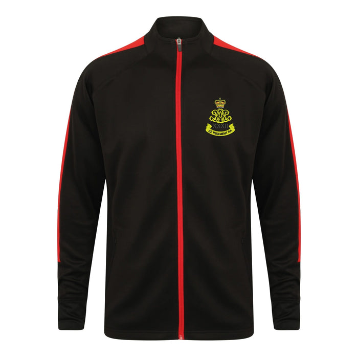 32nd Regiment Royal Artillery Knitted Tracksuit Top