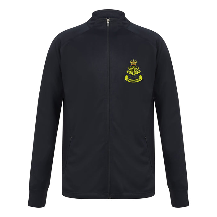 32nd Regiment Royal Artillery Knitted Tracksuit Top