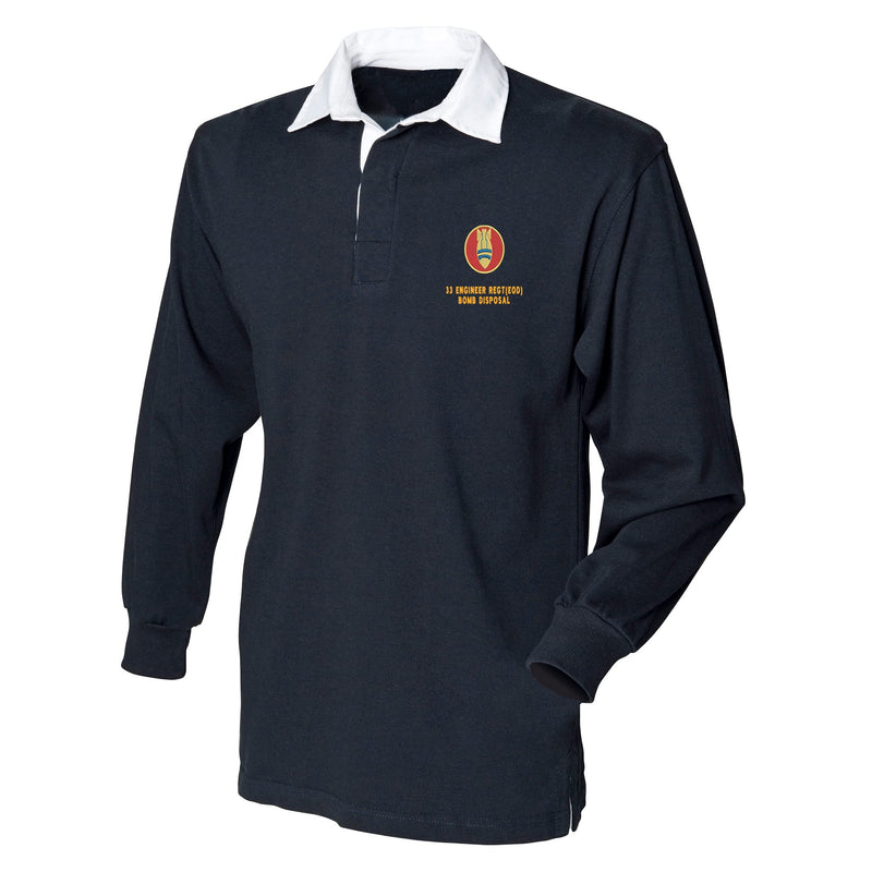 33 Engineers Bomb Disposal Long Sleeve Rugby Shirt