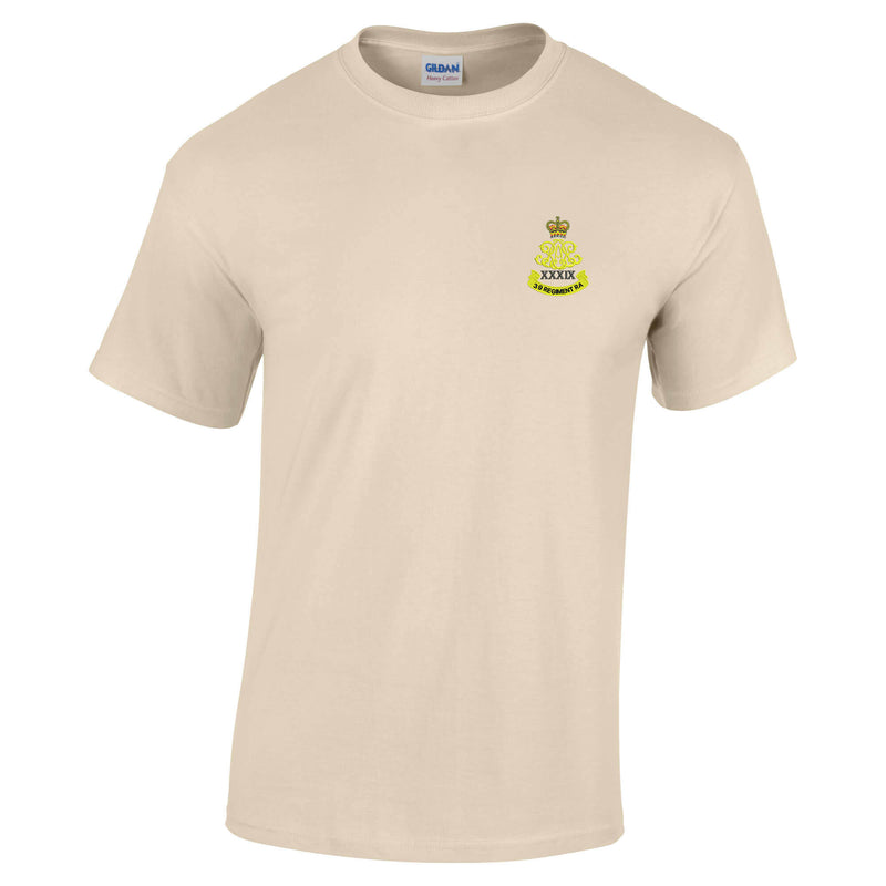 39th Regiment Royal Artillery Cotton T-Shirt