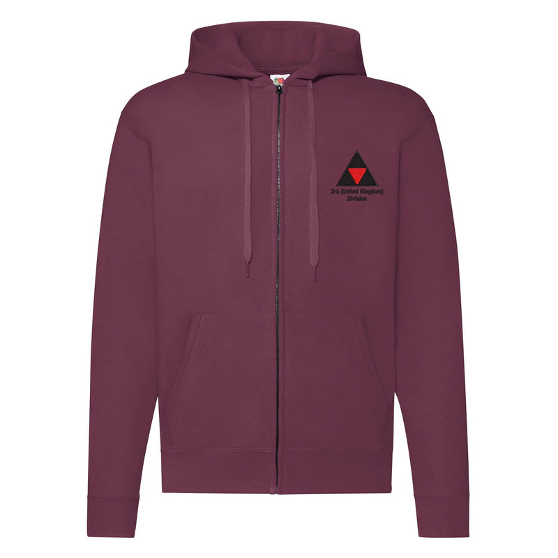 3rd (United Kingdom) Division Zipped Hoodie