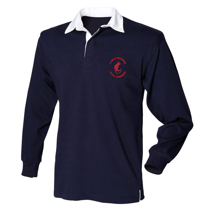 4 Field Squadron Royal Engineers Long Sleeve Rugby Shirt