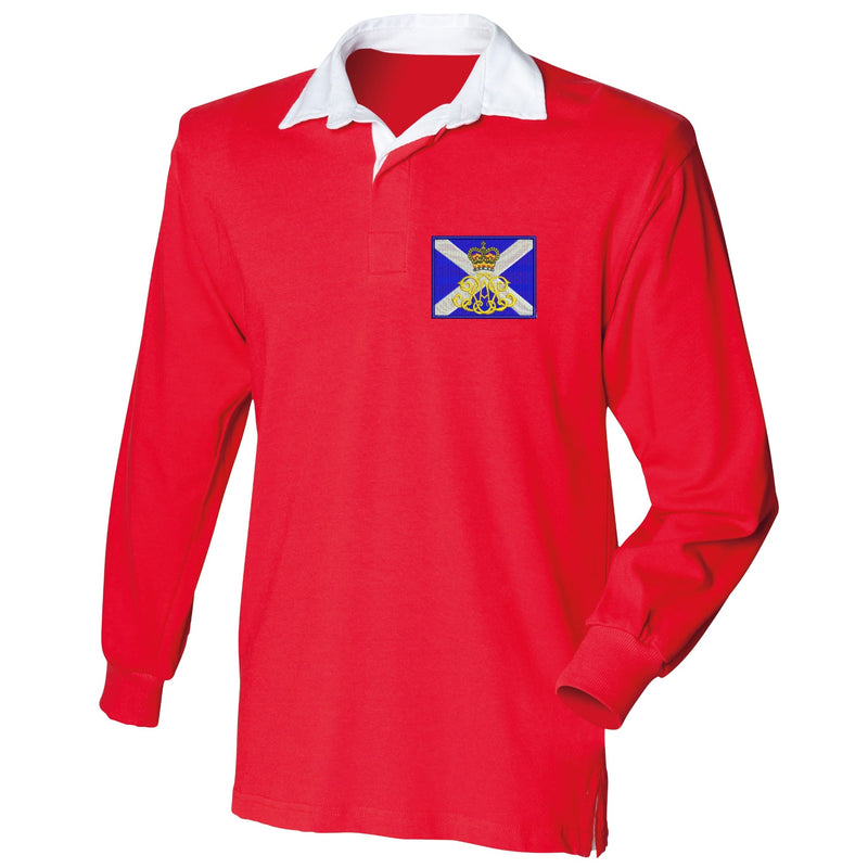 40th Regiment Royal Artillery - The Lowland Gunners Long Sleeve Rugby Shirt