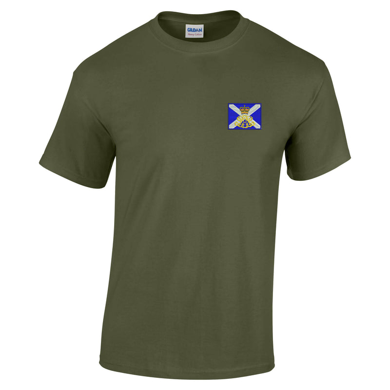 40th Regiment Royal Artillery - The Lowland Gunners Cotton T-Shirt