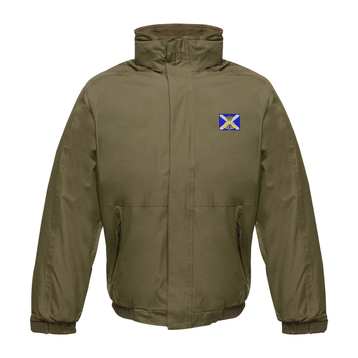 40th Regiment Royal Artillery - The Lowland Gunners Waterproof Jacket With Hood