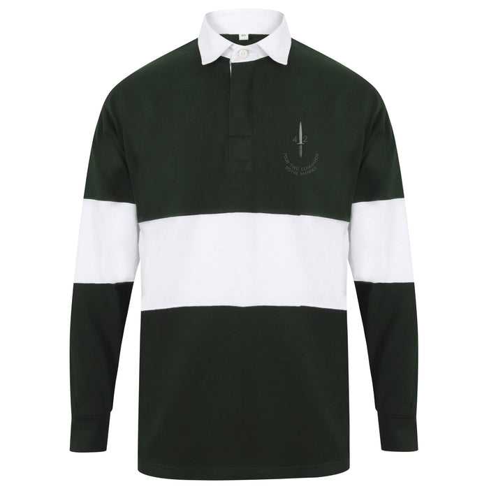 42 Commando Long Sleeve Panelled Rugby Shirt