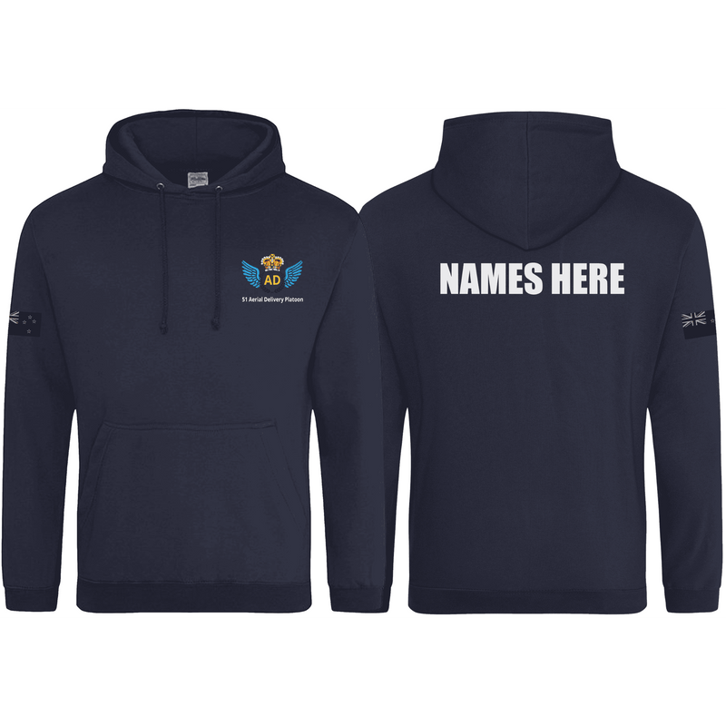 51 Aerial Delivery Platoon Hoodie (Inc. Sleeve Emb.)
