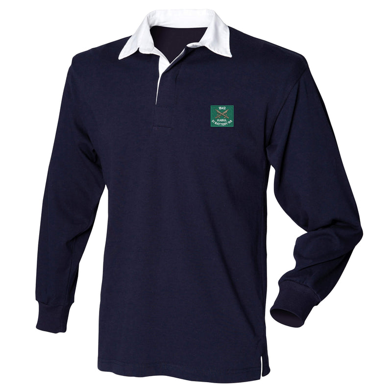 51 Battery Royal Artillery Long Sleeve Rugby Shirt
