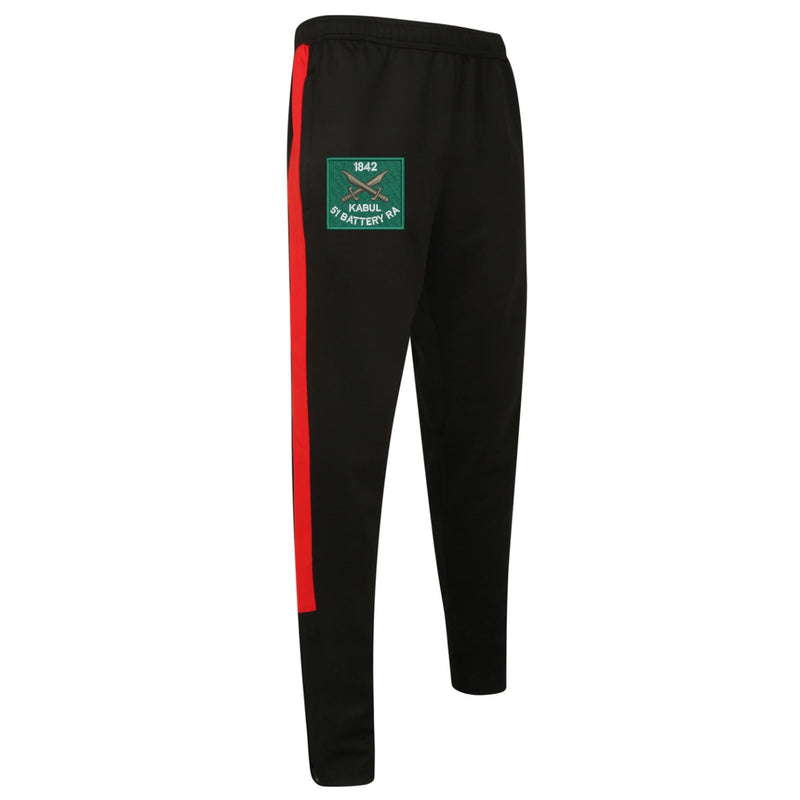51 Battery Royal Kabul and Royal Artillery Badges Knitted Tracksuit Pants