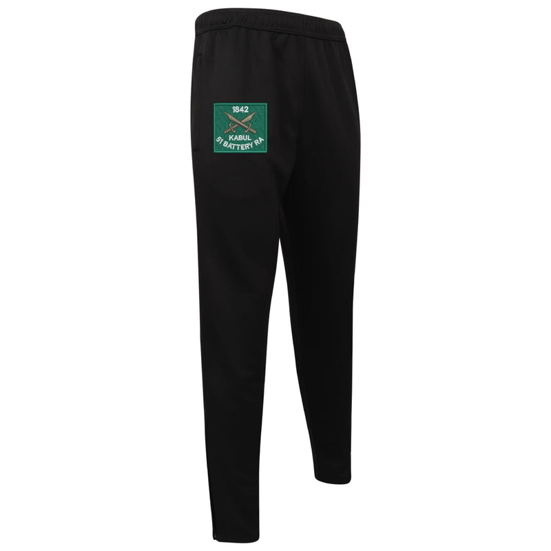 51 Battery Royal Kabul and Royal Artillery Badges Knitted Tracksuit Pants