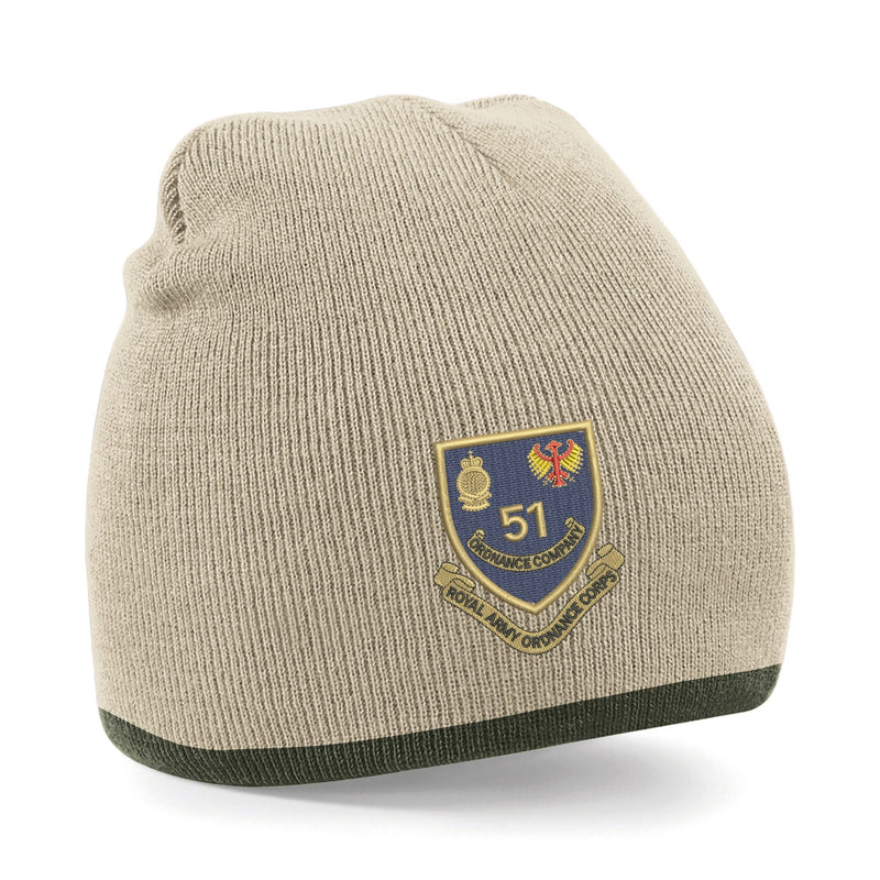51 Ordnance Company - Royal Army Ordnance Corps Beanie Hat
