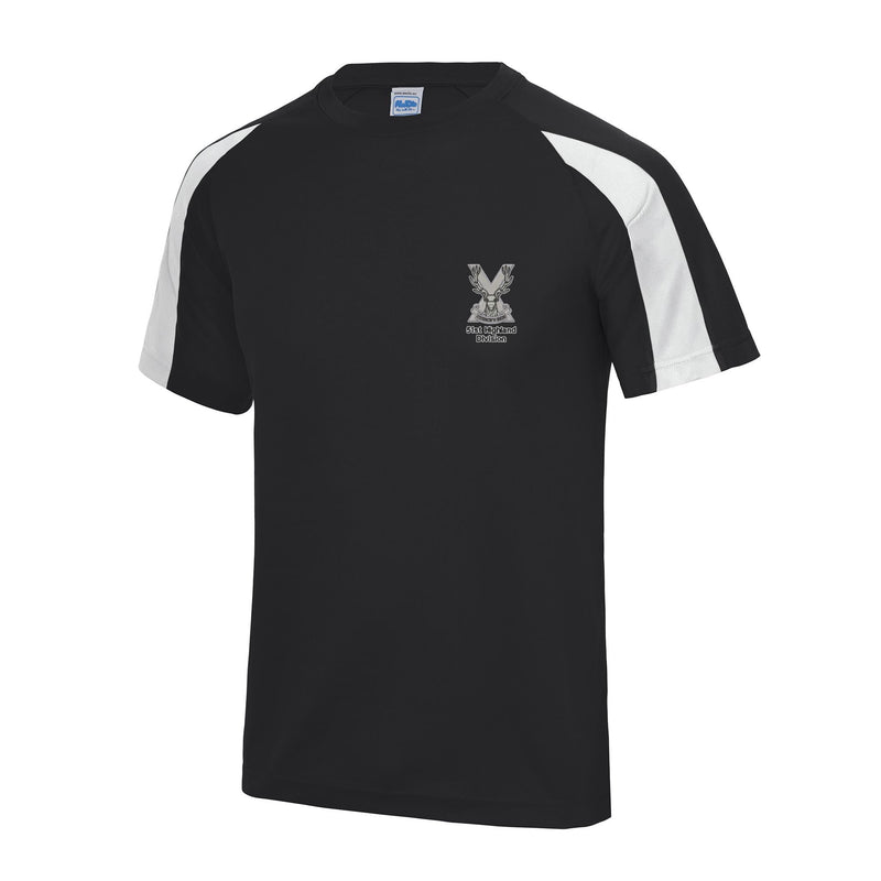 51st Highland Division Contrast Polyester T-Shirt