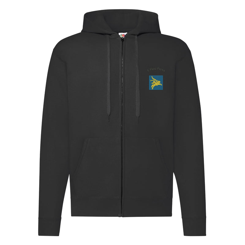 6 Field Force Zipped Hoodie