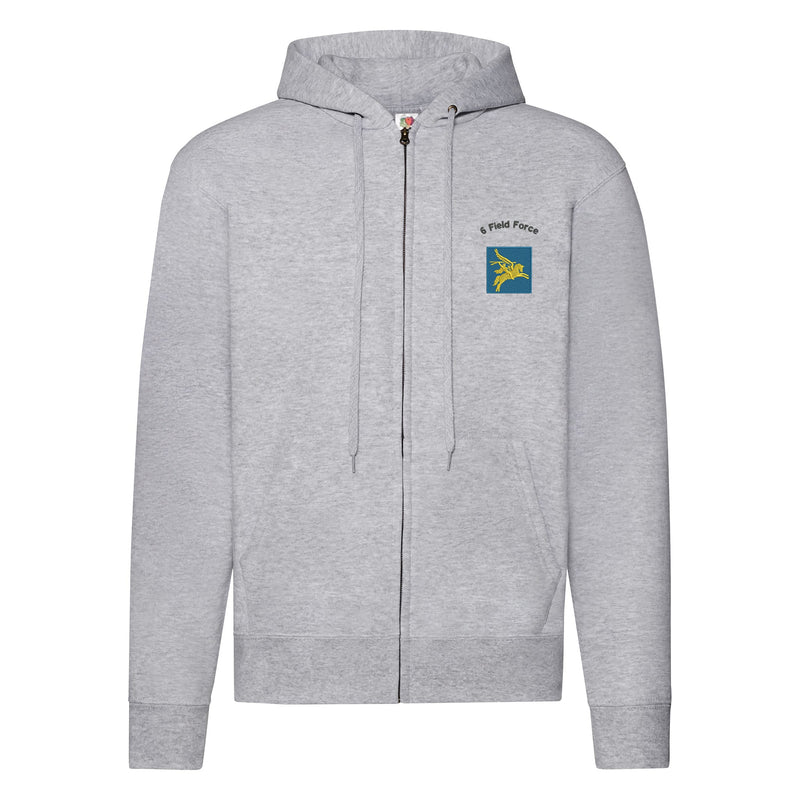 6 Field Force Zipped Hoodie