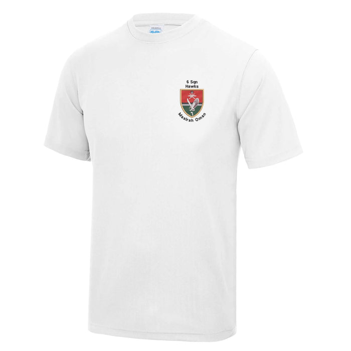 6 Sqn Hawks Masirah Oman Polyester T-Shirt