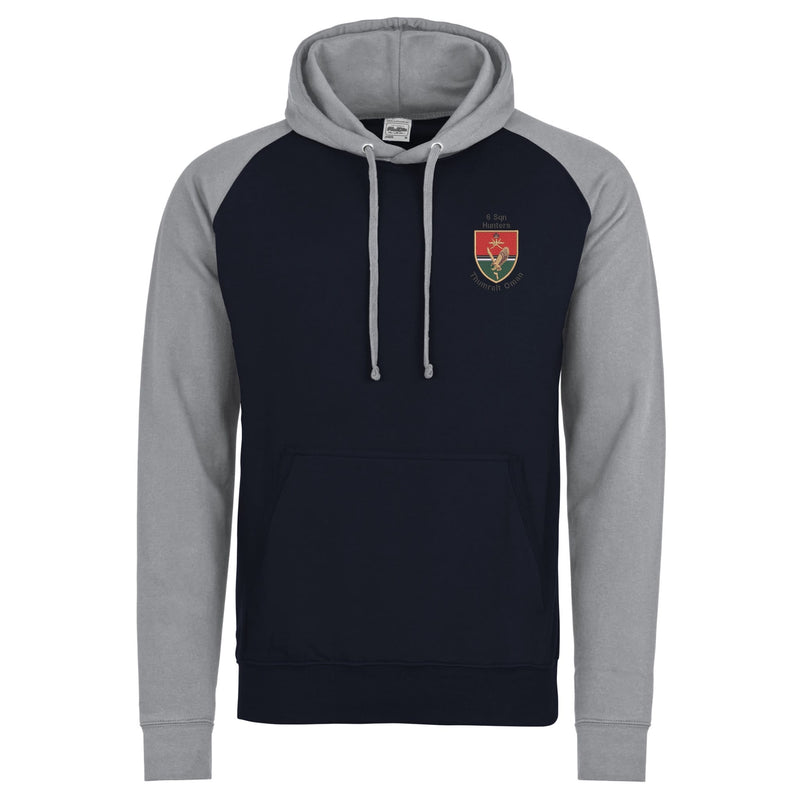 6 Sqn Hunters Thumrait Oman Contrast Hoodie