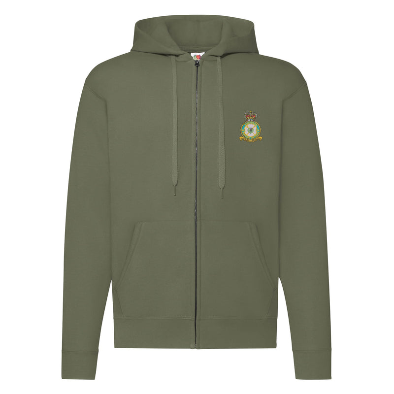 612 Squadron RAuxAF Zipped Hoodie