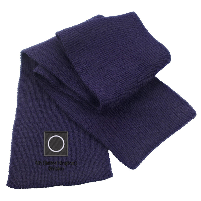 6th (United Kingdom) Division Heavy Knit Scarf
