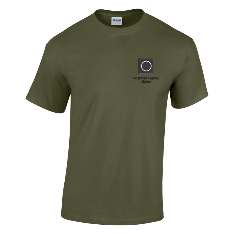 6th (United Kingdom) Division Cotton T-Shirt