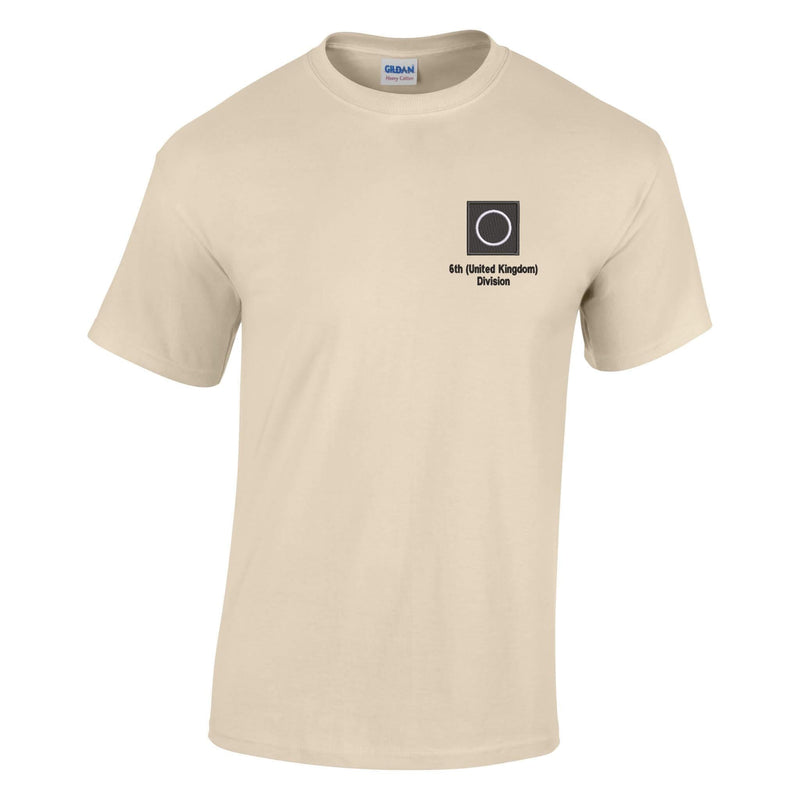 6th (United Kingdom) Division Cotton T-Shirt