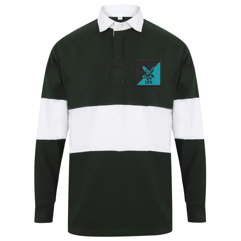 70 Field Company Long Sleeve Panelled Rugby Shirt