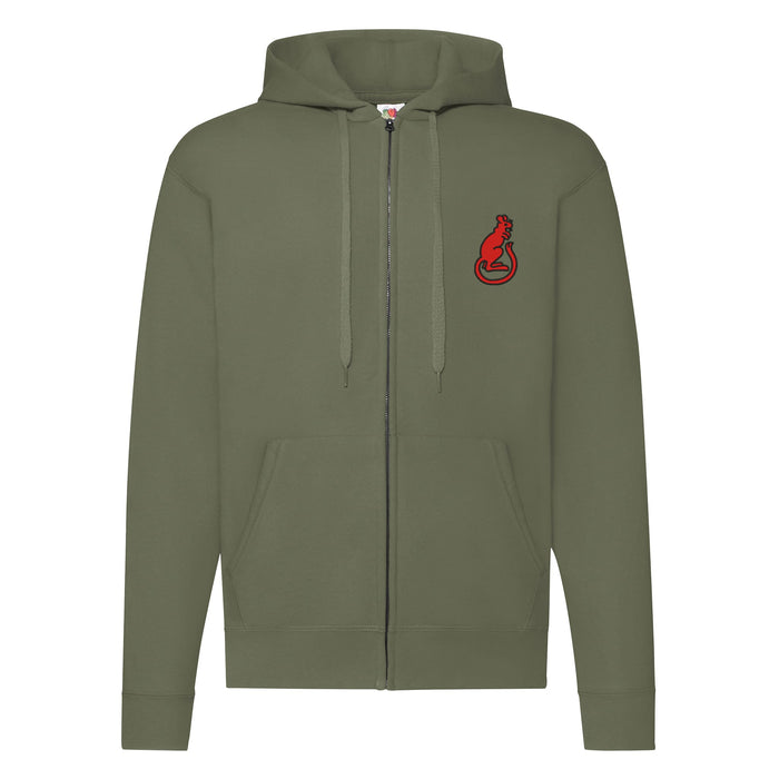 7th Armoured Division Zipped Hoodie
